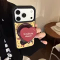 Coque iPhone 16 avec motif teckel et support de poignée en forme de cœur rouge - iPhone 17 Pro Max / Teckel Jaune & Support Cœur (Magnétique)