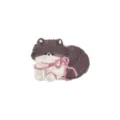 Supporto per telefono animale soffice in stile coreano con nastro rosa acquerello - Supporto Gatto Carino