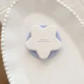 Support de téléphone étoile violet avec motifs d'étoiles bleues et texte - Motif d'étoiles mauves et blanches (Support magnétique) / Support Unique