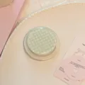 Support de téléphone rond à carreaux verts avec un design de style simple ins pour mobile. - Support Unique / Grille Verte (Anneau Blanc Cassé) Support Magnétique