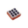 Coque en silicone 3D au design de toast aux myrtilles pour modèles Apple iPhone - Support Toast aux Myrtilles / Support Uniquement (Sans Coque)