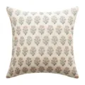 Vintage floral pattern decorative pillowcase in cotton linen polyester blend fabric - 45*45mm / Floral Plant-Red