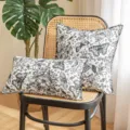 Vintage ethnic style butterfly print cushion covers for sofa and bedroom decoration - Butterfly