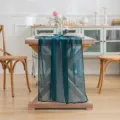 Elegante camino de mesa de gasa verde azulado para decoraciones de bodas y fiestas - Verde azulado