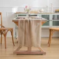 Elegant beige Bali gauze table runner for American style wedding and party table decor - 90*300cm / Champagne