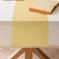 Eleganter goldener Tischläufer mit Spiegelsequenzen für Disco-Partys und Hochzeiten - 30x120cm / Gold
