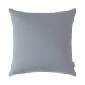 Minimalist solid grey waterproof outdoor cushion cover with decorative side label - Light Gray