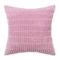 Pink corn kernel corduroy cushion cover with textured wheat ear pattern - 30*50cm Without Core / Light Pink (#15)