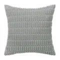 Soft light grey corduroy throw pillow cover with elegant barley ear texture pattern - 45*45cm Without Core / Dusk Gray