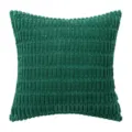 Premium soft green wheat ear corduroy square throw pillowcase for home sofa decoration - 30*50cm Without Core / Christmas Green (#8)