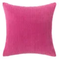 Hot pink ribbed corduroy throw pillow cover for sofa and home decor Nordic style - 30*50cm Without Core / Rose Red