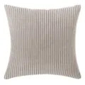 Light beige corduroy striped cushion cover with Nordic minimalist style for sofa - 30*50cm (No Insert) / Light Gray