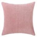 Soft pink corduroy striped throw pillow cover for sofa or office chair decoration - 30*50cm Without Core / Pink