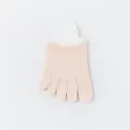 Women's half-toe five-toe socks spring summer breathable mesh split-toe invisible pink socks - One Size (34-40) / Pink