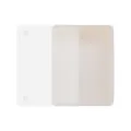 Caja de almacenamiento de plástico transparente con tapa para organizar juguetes y objetos varios - Con tapa / Blanco