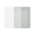 Caja de almacenamiento de plástico gris minimalista con tapa antipolvo para juguetes - Con tapa / Gris