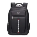 Sleek black men's business laptop backpack for professional travel and school use - 3101 Series Style (3101) / Black