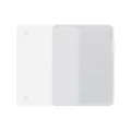 Caja de almacenamiento de plástico transparente con compartimentos y tapa protectora - 10 Rejillas con Tapa / Blanco Claro