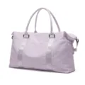 Detail of light purple portable travel duffel bag for sports and fitness - Light Purple