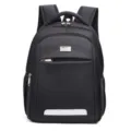 Mochila de viaje de negocios negra profesional para hombre con tira reflectante de s - Estilo Comercial Multifuncional (6003) / Negro