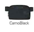 Adjustable outdoor sports fanny pack for running in Camo Black camouflage pattern - Camo Black