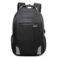 Mochila moderna negra para hombre, ideal para negocios, ocio, viajes y estudiantes secundaria - Estilo TAILAISI 1503 (1503) / Negro