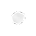 Organisateur de tiroir de bureau en plastique blanc de 8,5x8,5x5cm pour rangement - 8.5x8.5x5cm / Petite Boîte