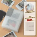 Διαφανές άλμπουμ φωτογραφιών 3 ιντσών για 160 Instax φωτογραφίες με προστατευτική θήκη - Double grid-160 in- 3inch