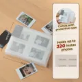 Διαφανές άλμπουμ φωτογραφιών 3 ιντσών με 320 θήκες για κάρτες Instax Mini - Four grids - 320 in - 3inch
