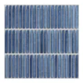 Blu 3D moderno minimalista adesivo per piastrelle da parete mosaico pannello decorativo nuovo - Stile Mosaico a Strisce (YJCH03) / Blu lago