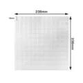 Adesivo murale 3D autoadesivo mosaico bianco cucina paraschizzi piastrella 236x236mm - Bianco (YJC0039Y)