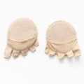 Calcetines de medio dedo para mujer invisibles cinco dedos boca baja tacones altos beige - Talla Única(36-39) / Abierto - color piel