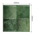 Sticker mural marbre 3D vert autocollant étanche pour décoration intérieure maison - Style Motif Marbre Vert (YJC0214) / 1 Pièce/Paquet