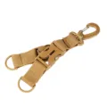 Outdoor taktische Nylon Gurtband Rucksack Schnalle multifunktionale Karabiner D-Ring. - Khaki