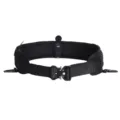 Professional black tactical MOLLE belt with metal quick-release buckle and mesh lining - Waist Seal And Belt Set / Black