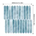 Adesivo per piastrelle marocchine blu per la cucina e decorazione bagno murale 300x300mm. - Stile Sfumato Blu (YJC0334) / 1 Pezzo/Confezione