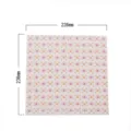 adesivo per piastrelle da parete in resina 3d rosa oro quadrato mosaico 236mm - Stile Griglia Floreale Rosa Oro (YJC0010)