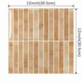 3D Fliesenaufkleber Selbstklebend Wasserdicht Wandaufkleber für Küche Bad Renovation - PDD006 Kit-Kat-Wandaufkleber in Braun / 1 Stück/Packung