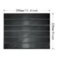 Black 3D self-adhesive wall sticker tile decal with 290x229mm dimensions for kitchen - Waterproof Sticker (YJC0380)