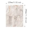 Sticker mural mosaique marbre 3D autocollant impermeable pour cuisine et salle de bain - Sticker Auto-adhésif (YSY-124) / 229x290mm / Texture Marbre