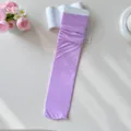 Purple Velvet Thin Tube Socks Sweet Candy Color Spring Summer Breathable Cute Hosiery - One Size (30-40) / Light Purple