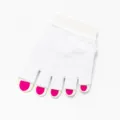 Calcetines cinco dedos mujer verano medias suelas cojines antepié invisibles confort - Talla única (36-39) / Blanco sin dedos