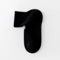 Calcetines de tubo medio para hombre en malla negra transpirable, finos y ligeros. - Talla única (39-45) / Negro
