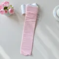 Calzini al polpaccio rosa in velluto da donna, leggeri traspiranti colore dopamina estivi. - Taglia Unica (30-40) / Rosa chiaro (1 paio)