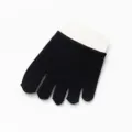 Mujeres calcetines negros de cinco dedos media suela invisibles antepié para tacones altos - Talla única (36-39) / Cerrado - negro