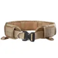 Robuster taktischer Outdoor-Gürtel mit atmungsaktivem Mesh und Cobra-Schnellverschluss - Khaki