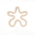 Set de table en silicone beige minimaliste en forme de fleur, résistant à la chaleur cuisine. - Kaki