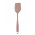 One-piece heat resistant silicone cake spatula cream scraper in dusty pink finish - Spatula / Pink