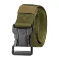 Militärischer Taktikgürtel mit Schnellverschluss-Schnalle und strapazierfähigem Nylon in Grün. - 125 cm (Länge ohne Schnalle) / Grün