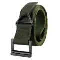 Strapazierfähiger taktischer CQB-Nylongürtel mit Metallschnalle in Olivgrün - 125cm / Armeegrün